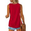 imageOFEEFAN Womens Tank Tops Sleeveless Scoop Neck Loose Fit Summer Clothes41red