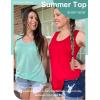imageOFEEFAN Womens Tank Tops Sleeveless Scoop Neck Loose Fit Summer Clothes41red