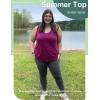 imageOFEEFAN Womens Tank Tops Sleeveless Scoop Neck Loose Fit Summer Clothes42maroon