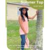 imageOFEEFAN Womens Tank Tops Sleeveless Scoop Neck Loose Fit Summer Clothes4coral