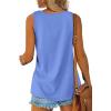 imageOFEEFAN Womens Tank Tops Sleeveless Scoop Neck Loose Fit Summer Clothes51baby Blue