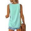 imageOFEEFAN Womens Tank Tops Sleeveless Scoop Neck Loose Fit Summer Clothes5aqua