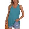 imageOFEEFAN Womens Tank Tops Sleeveless Scoop Neck Loose Fit Summer Clothes62lightblue