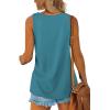 imageOFEEFAN Womens Tank Tops Sleeveless Scoop Neck Loose Fit Summer Clothes62lightblue