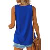 imageOFEEFAN Womens Tank Tops Sleeveless Scoop Neck Loose Fit Summer Clothes6blue