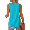imageOFEEFAN Womens Tank Tops Sleeveless Scoop Neck Loose Fit Summer Clothes6lakeblue