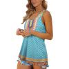 imageOFEEFAN Womens Tank Tops Sleeveless Scoop Neck Loose Fit Summer Clothes8boho Blue