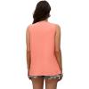 imageOFEEFAN Womens Tank Tops Summer Pleated Crew Neck Sleeveless Tops for Women Ruched Loose04coral