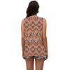 imageOFEEFAN Womens Tank Tops Summer Pleated Crew Neck Sleeveless Tops for Women Ruched Loose17boho