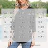 imageOFEEFAN 34 Length Sleeve Womens Tops Round Neck Blouses Dressy Casual Basic Pleated Shirts 2025Patternedleaf Printed