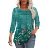 Z-floral Teal
