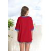 imageOFEEFAN Summer Tops for Women 2025 Short Sleeve Shirts Dressy Casual Crew Neck Tshirts FashionZred