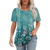 3-floral Teal