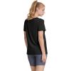 imageOFEEFAN Workout Tops for Women UPF 50 Breathable Quick Dry Loose Fit T Shirt Outdoor Yoga Running Hiking Gym Tee TopBlack