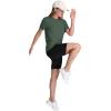 imageOFEEFAN Workout Tops for Women UPF 50 Breathable Quick Dry Loose Fit T Shirt Outdoor Yoga Running Hiking Gym Tee TopGreen