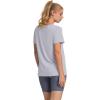 imageOFEEFAN Workout Tops for Women UPF 50 Breathable Quick Dry Loose Fit T Shirt Outdoor Yoga Running Hiking Gym Tee TopGrey