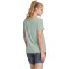 imageOFEEFAN Workout Tops for Women UPF 50 Breathable Quick Dry Loose Fit T Shirt Outdoor Yoga Running Hiking Gym Tee TopLight Green