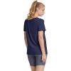 imageOFEEFAN Workout Tops for Women UPF 50 Breathable Quick Dry Loose Fit T Shirt Outdoor Yoga Running Hiking Gym Tee TopNavy
