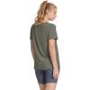 imageOFEEFAN Workout Tops for Women UPF 50 Breathable Quick Dry Loose Fit T Shirt Outdoor Yoga Running Hiking Gym Tee TopOlive Green