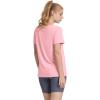 imageOFEEFAN Workout Tops for Women UPF 50 Breathable Quick Dry Loose Fit T Shirt Outdoor Yoga Running Hiking Gym Tee TopPink
