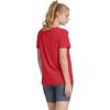 imageOFEEFAN Workout Tops for Women UPF 50 Breathable Quick Dry Loose Fit T Shirt Outdoor Yoga Running Hiking Gym Tee TopRed