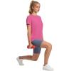 imageOFEEFAN Workout Tops for Women UPF 50 Breathable Quick Dry Loose Fit T Shirt Outdoor Yoga Running Hiking Gym Tee TopRose Pink