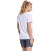imageOFEEFAN Workout Tops for Women UPF 50 Breathable Quick Dry Loose Fit T Shirt Outdoor Yoga Running Hiking Gym Tee TopWhite