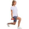 imageOFEEFAN Workout Tops for Women UPF 50 Breathable Quick Dry Loose Fit T Shirt Outdoor Yoga Running Hiking Gym Tee TopWhite