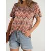 imageOFEEFAN Womens Summer Tops 2025 Trendy Short Sleeve Shirts Smocked Crewneck TeeZbohemia