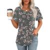 2-floral Dark Grey
