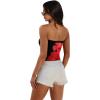 imageOFEEFAN Tube Tops for Women Floral Printed Summer Beach Vacation Outfits 2025 Ttrendy FashionAfloral Red H