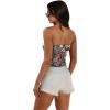 imageOFEEFAN Tube Tops for Women Floral Printed Summer Beach Vacation Outfits 2025 Ttrendy FashionBfloral Black D