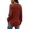 imageOFEEFAN Womens Tops Dressy Casual Long Sleeve Shirts for Women Business Casual Outfits Lightweight Fall Sweaters WarmCaramel