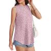 imageOFEEFAN High Neck Tank Tops for Women Loose Fit Sleeveless Top Summer Clothes Womens Tunic Tops to Wear with LeggingsQpink Dots