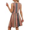 image:imageOFEEFAN Summer Dresses for Women Beach Fashion Sundresses Babydoll Dress Button Down Boho Dresses Cute CrossBoho Red